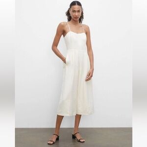 Club Monaco Elasticated Jumpsuit in Papyrus, US 6